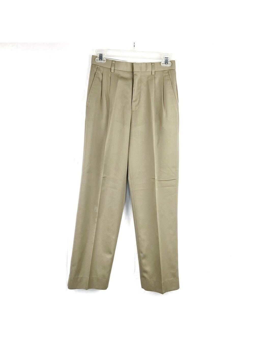 EUC-VINTAGE Nordstrom Young Adult Dress Slacks Pants in MD Tan Size 14